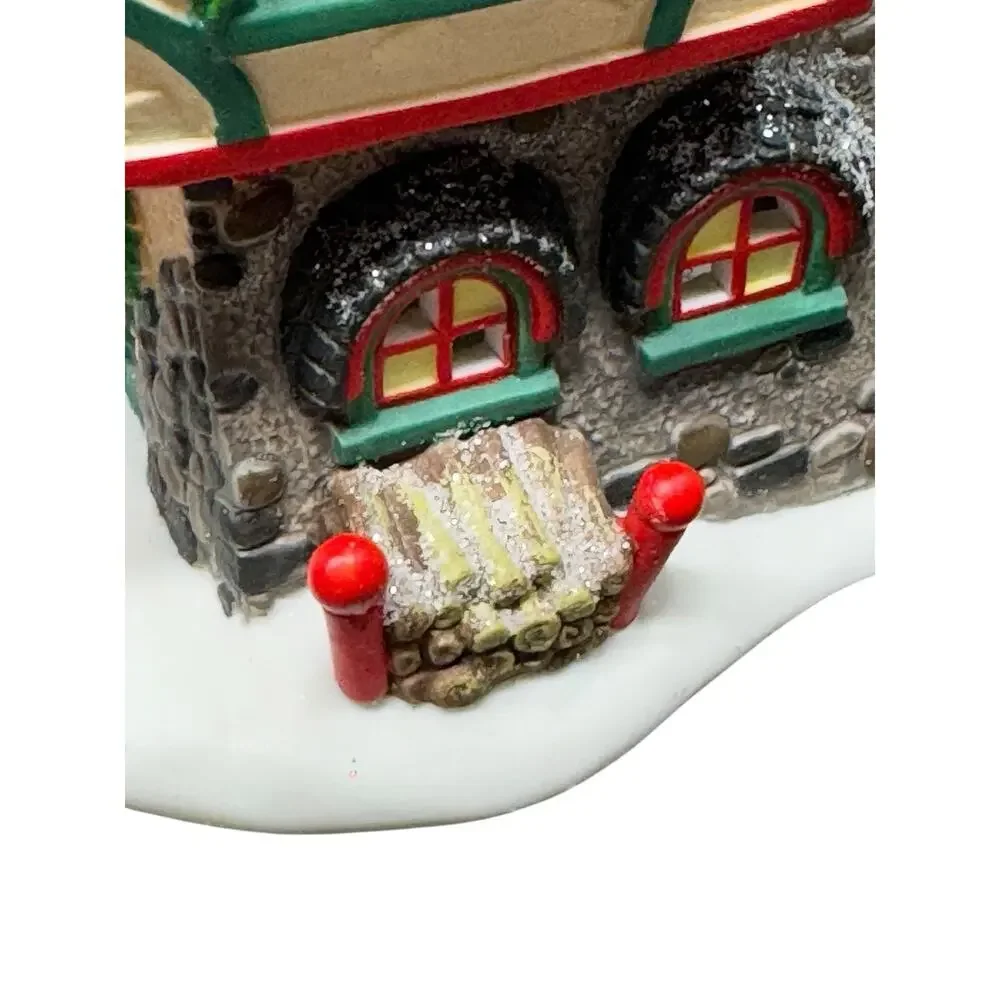 Dept 56 North Pole Series Glass Ornament Works 56396 Retired